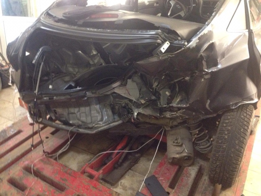 Фото Hyundai до кузовного ремонта