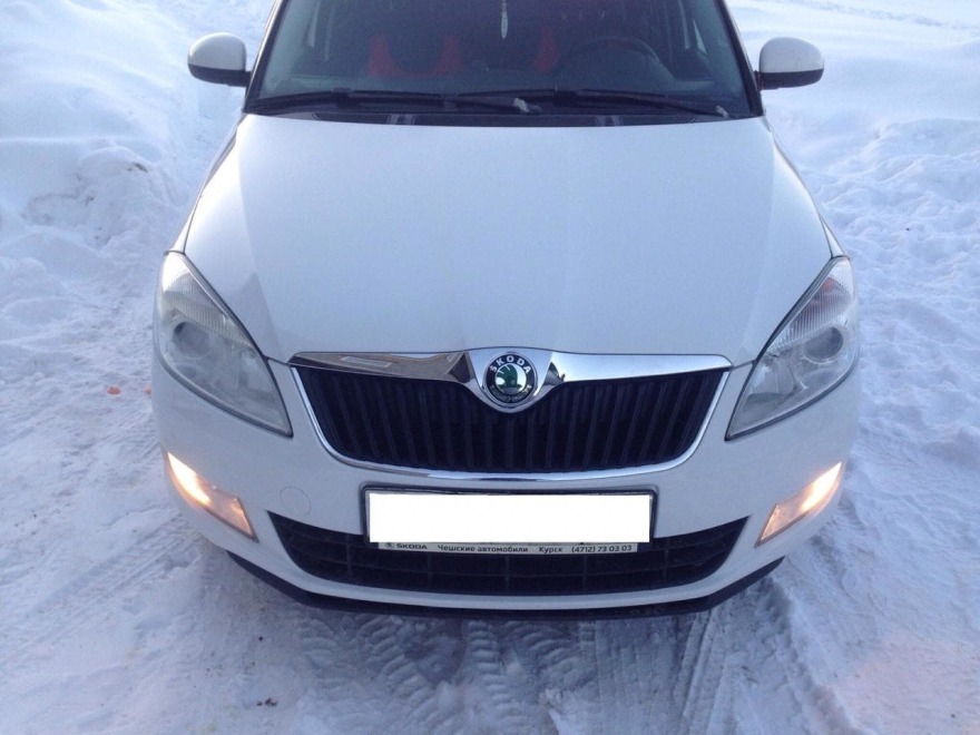 Фото Skoda после восстановления капота
